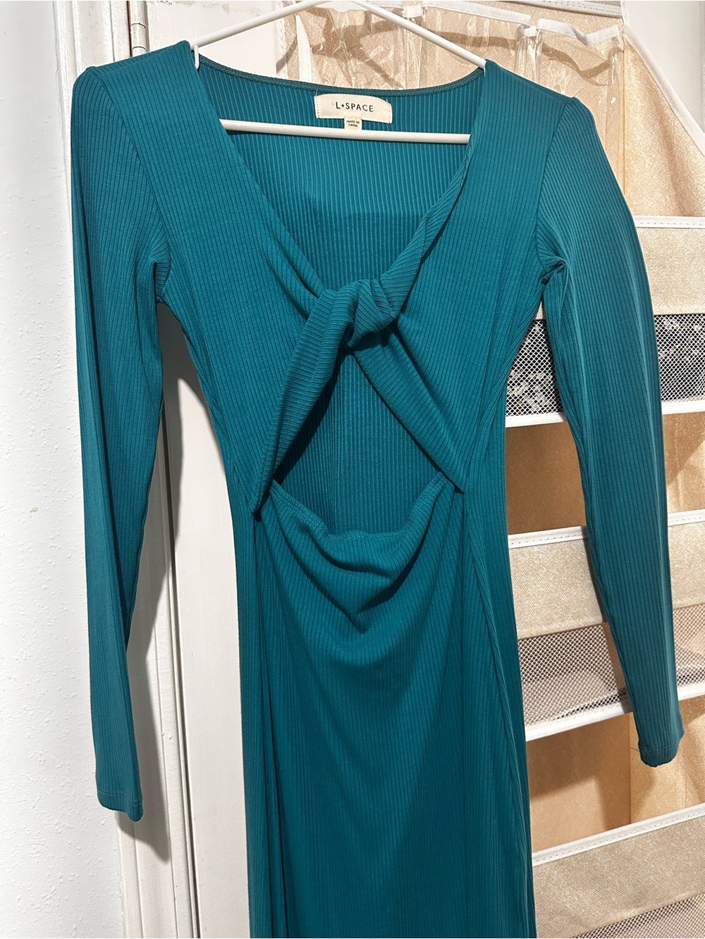 L*SPACE fitted maxi dress